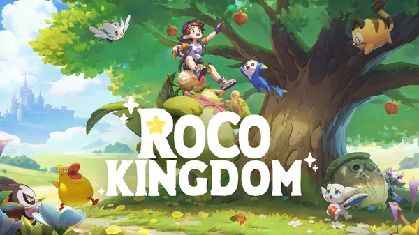 A player gliding over the Roco Kingdom open world during the global test